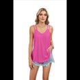 thumbnail image 3 of Camisola Informal con Tirantes Finos, Color Rojo Rosa, Talla L, 3 of 9