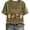 Dark Green #015, variant on Women's Vintage I'm Ready for The BER Months Print Short-Sleeved T-Shirt Fall Halloween Thanksgiving Christmas Shirt M