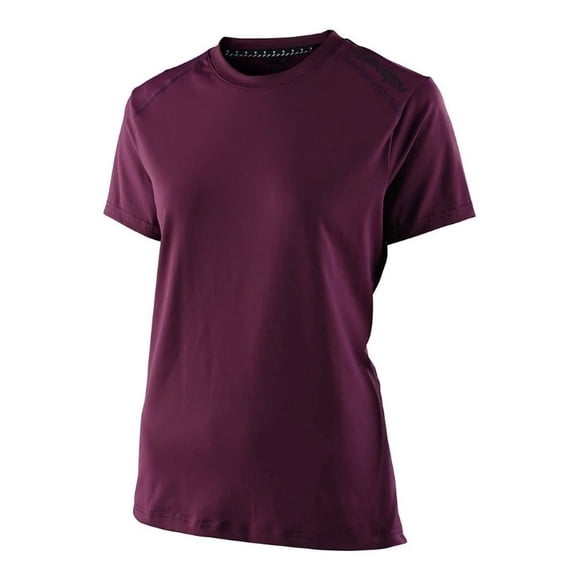 Jersey Wmns Lilium Ss Solid - Deep Fig Troy Lee Designs PODIUM - BLK/SILVER