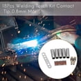 thumbnail image 3 of 18pcs Welding Torch Kit Contact Tip 0.8mm M6 & Tips Holder Difuser & Cup For Mb15 15ak Mig Welding, 3 of 5