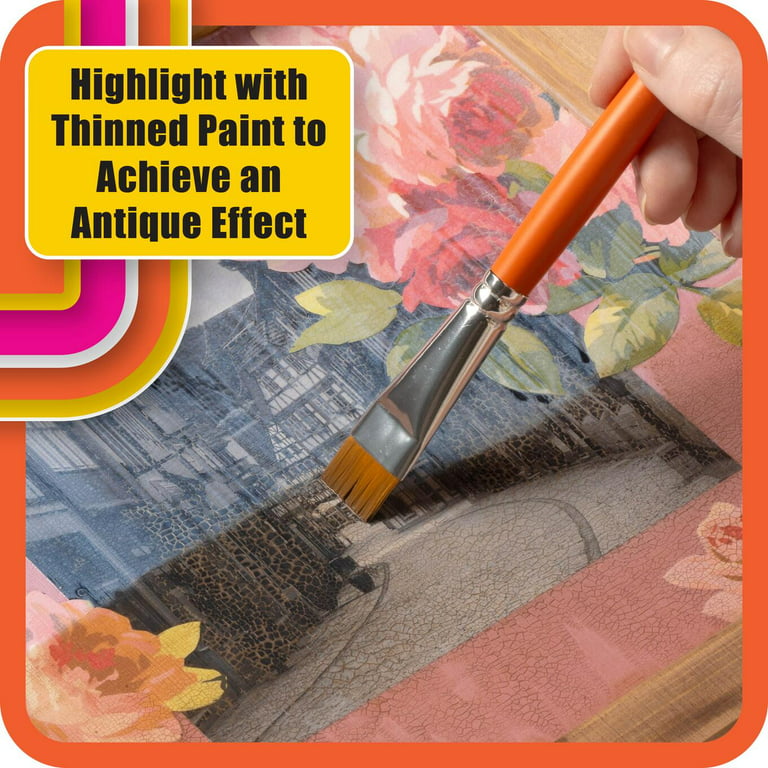 Remove Mod Podge (and Glue) from Paintbrush with Acetone