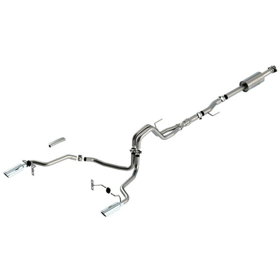 Borla 140867 ATAK Cat-Back Exhaust System Fits 21 F-150 Fits select: 2021-2022 FORD F150