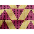 thumbnail image 4 of oneOone Tissu en Coton Cambric Rayé/diamond & Triangle Décor Géométrique Tissu Imprimé BTY 56 Pouces de Large, 4 of 4