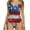 ☪240-Red, variant on Nuoqisi One Piece Swimsuit Tummy Control Bathing Suit for Women Print Slimming Swim Suit Modest Push Up Swimwear