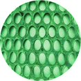 thumbnail image 1 of Ahgly Tapis Rond Lavable en Machine Intérieur Transitionnel Vert Néon, 5 Pieds Rond, 1 of 7