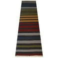 thumbnail image 4 of Rugsotic Carpets Eco-Friendly Woven Hand Woven Kilim Flat Weave Multicolor Contemporary Area Rug, 3'x13' Runner, Antimicrobial, 4 of 5