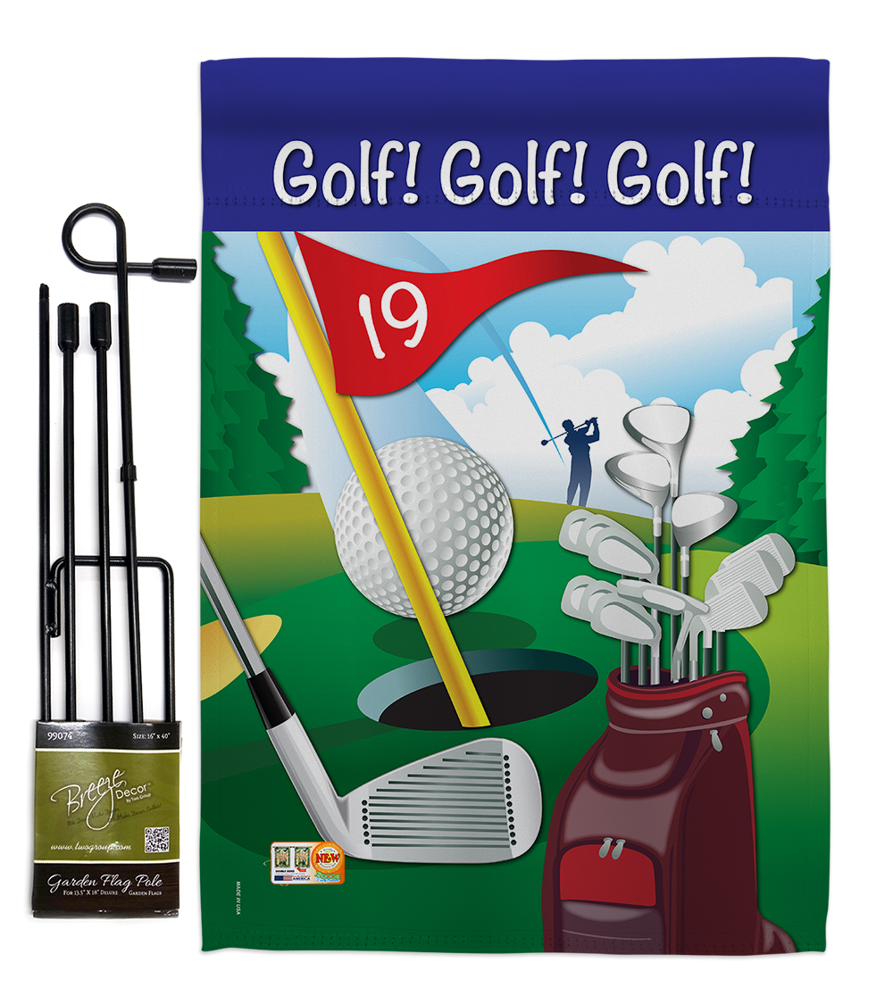 Golf!, Golf! Interests Sports Impressions Decorative Vertical 13" x 18.