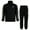 Black Green, variant on Boys 8-20 adidas 3-Stripe Tricot Track Jacket & Track Pants Set Color: Better Scarlet Size: LARGE