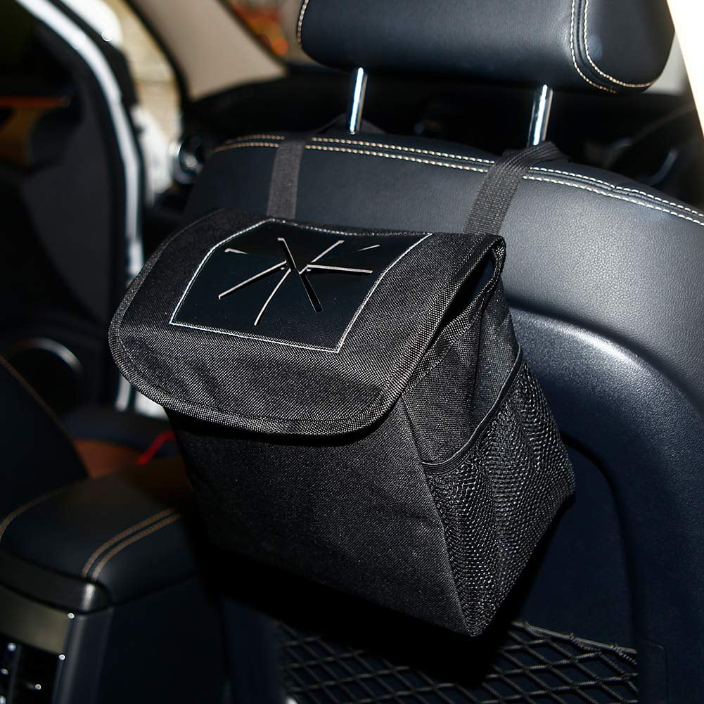 Hummingbird Car Trash Bag - Hanging Car Garbage Can With Detachable Strap, Cute Car Accessories