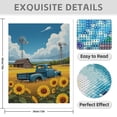 thumbnail image 3 of Diamond Art Kit for Adults, Vintage Truck Sunflowers Windmills Diamond Painting for Adults Beginners, 5D DIY Diamond Art Painting Kits, Colorful Diamond Painting Craft for Home Decor 12x16, 3 of 7
