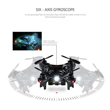 FPVRC Q7 4-axle 4Ch 6 Axis Gyro RC Nano Quadcopter Mini Pocket dron e 3D Flip