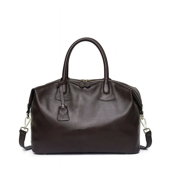 VM-Bolso clásico de piel de vaca KISS para mujer, bandolera de hombro de cuero genuino de gran capacidad, bolso de mano de diseñador de lujo