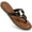 2064 Black, variant on Ecetana Flip Flops for Women Beach Flats Sandals Comfortable Summer Sandals