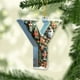 thumbnail image 4 of Adornos de árbol de Navidad de 26 letras - Decoraciones acrílicas personalizadas con gorros de Papá Noel, de una pieza, 4 of 7