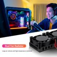 thumbnail image 4 of Ventilador Ventilador dual con disipador de calor RAM LAN Kit de disipador de calor para computadora Raspberry Pi 3 Modelo B+ JShteea Nuevo, 4 of 7