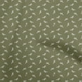 thumbnail image 1 of oneOone Cotton Jersey Olive Green Fabric Bird Craft Projects Decor Fabric Printed By The Yard 58 Inch Wide, 1 of 5