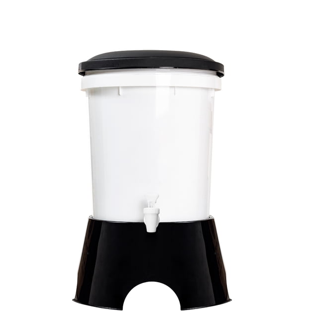 Ecofiltro Purificador Dispensador y Filtro de Agua Colors 20L Color Negro Ecológico con Carbón Activado