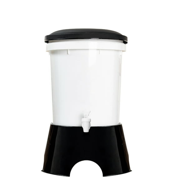 Ecofiltro Purificador Dispensador y Filtro de Agua Colors 20L Color Negro Ecológico con Carbón Activado