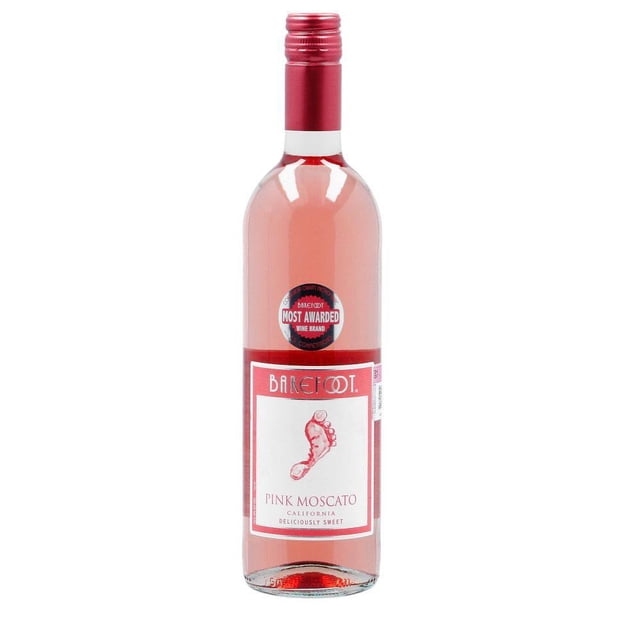 Pack de 2 Vino Espumoso Barefoot Bubbly Pink Moscato 750 ml Bubbly Pink Moscato