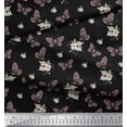 thumbnail image 3 of Soimoi Cotton Duck Fabric Leaves,Floral & Butterfly Print Fabric by Yard 42 Inch Wide, 3 of 3