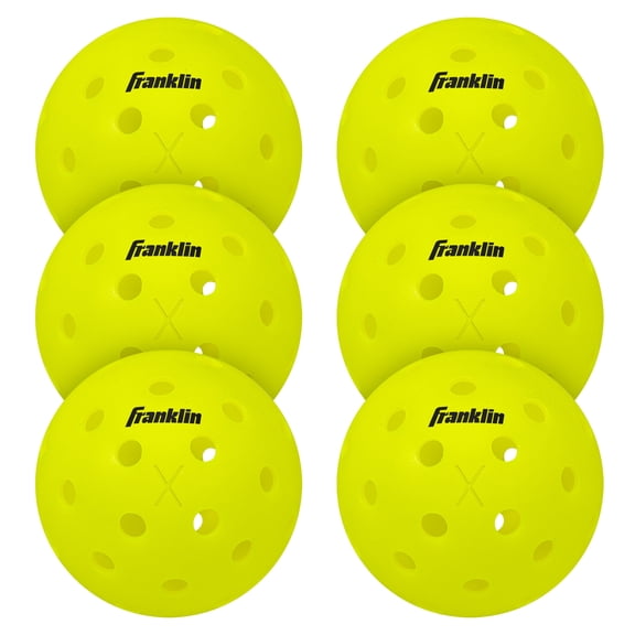 Franklin Sports X-40 Outdoor Pickleballs - Optic - USA Pickleball Approved