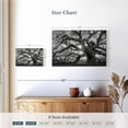 thumbnail image 4 of Elephant Stock Monochrome Angel Oak Tree Wall Art - Horizontal Canvas Wall Art - Living Room Wall Decor - Floral And Botanical Canvas - Black And Gray Decor - 12" x 8", 4 of 8