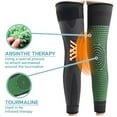 Tourmaline Acupressure self-Heating Shaping Knee Sleeve,Mugwort ...