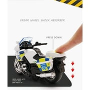 BTEPSGA Pull Back Toy Motorcycle with Sound and Light Toy