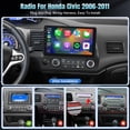 thumbnail image 2 of Radio de coche Naifay 8Core Android 12 con CarPlay para Honda Civic, 2 of 6