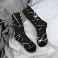 thumbnail image 5 of Fuzoiu Spiders On The Web Print Athletic Crew Socks for Men & Women,Casual Crew Socks,Above Ankle Crew Socks for Business, Casual, 5 of 6