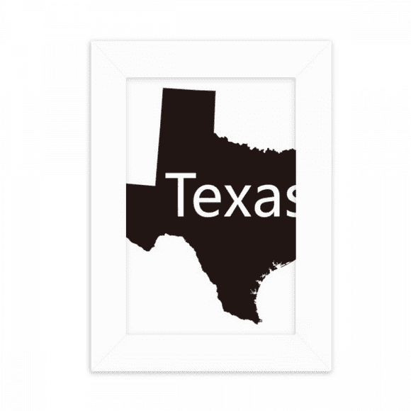 Texas America USA Map Outline Desktop Photo Frame Picture Display Decoration Art Painting