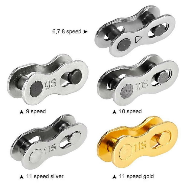 1 Pair / 5 Pair Bike Chain Link Bicycle Chain Repair Tool Bike Missing Link Bike Chain Connector 6-8S / 9S / 10S / 11S