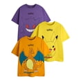 thumbnail image 1 of Pokemon T-Shirt à Manches Courtes pour Garçons (Lot de 3), 1 of 5
