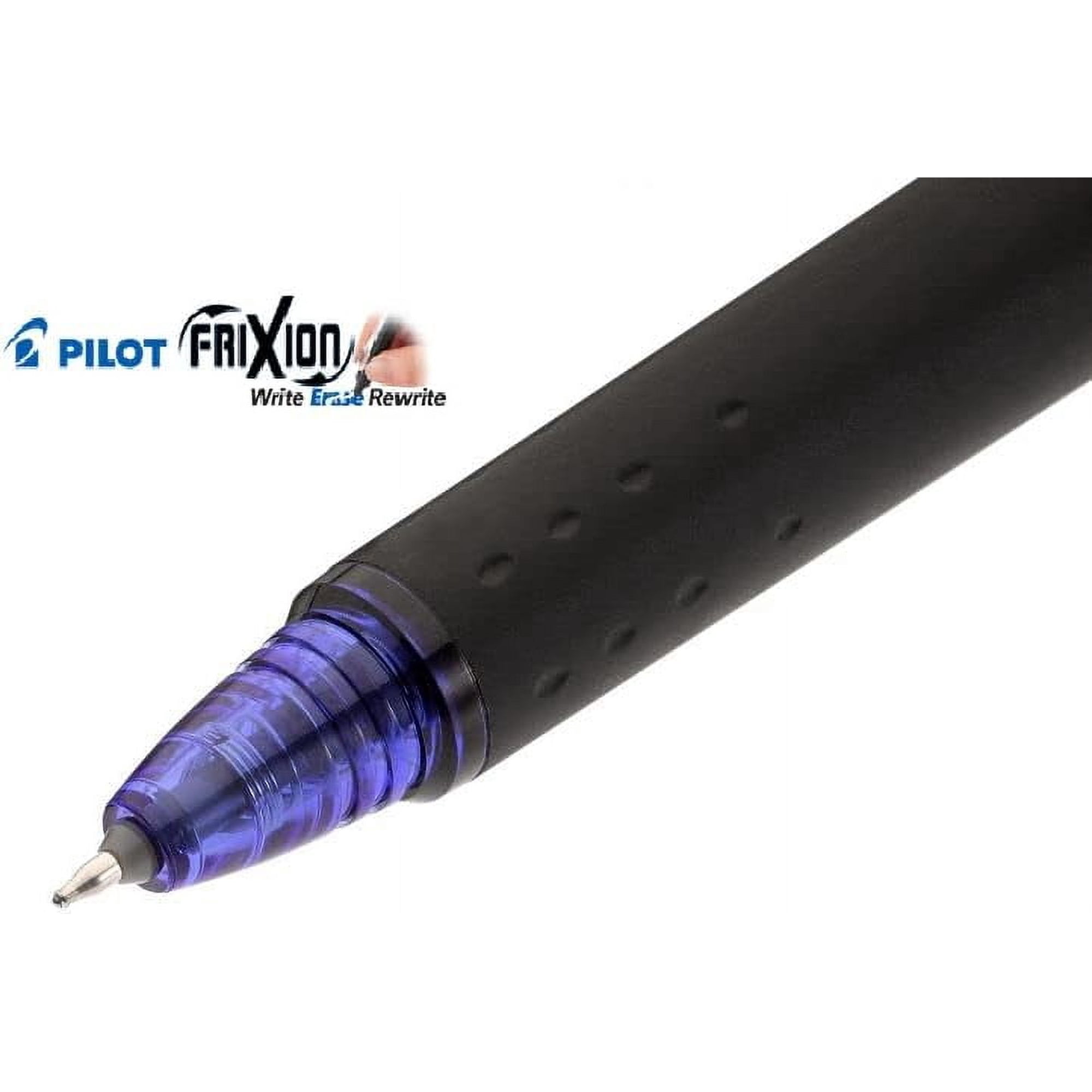 Pilot FriXion Clicker Erasable Gel Pens - 0.5mm Extra Fine Point Needle Tip, 6 Pack Purple