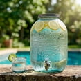 thumbnail image 2 of Couronne Company Large Authentic Glass Jar with Spigot, G5294-SQ, 3 gallon capacity, 2 of 6
