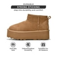 thumbnail image 6 of Project Cloud 100% Genuine Suede Leather Ankle Boots for Women (Huggy), 6 of 8