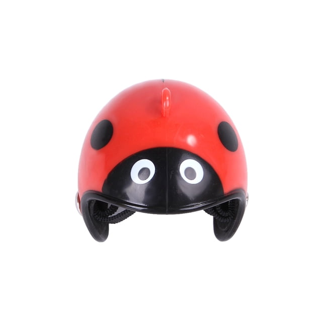 Greeniant Casco para mascotas, loros, sombreros, disfraces ajustables, accesorios, Protector, cascos para aves de corral, pollo, pájaro, pato Juguetes para pájaros mariquita Greeniant PT003691-05
