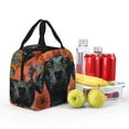 thumbnail image 5 of Picia Sunflower Black Dog Printed Lunch box Lunch bag for Men Women Large Capacity Lunchbox Reusable Lunch Bags Insulated Lunch Bag Lunch Box Cooler, 5 of 6