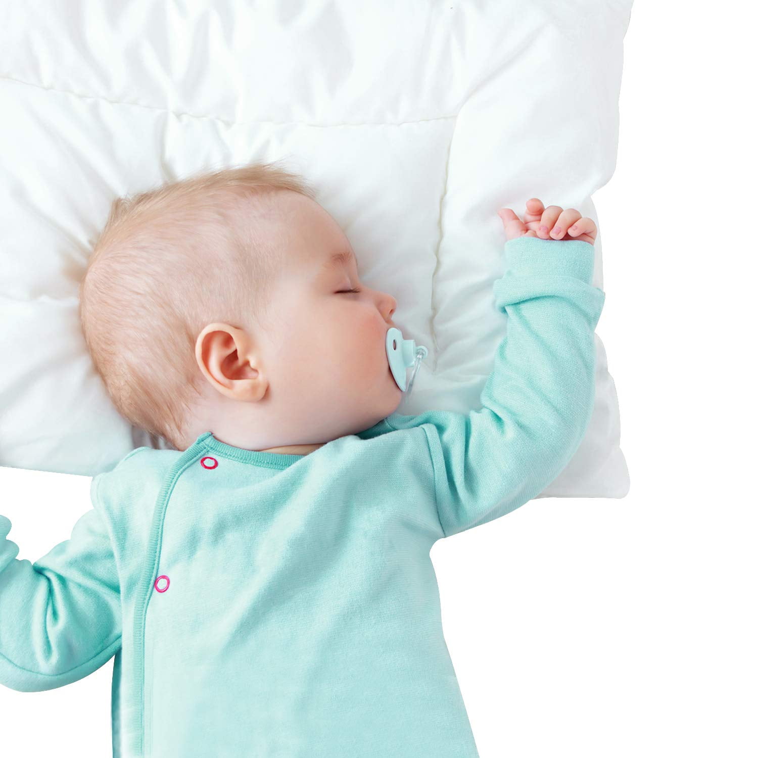 BiloBan Baby Toddler First Pillow with Pillowcase, 13" x 18", 2 Pack