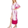 thumbnail image 2 of HAPPY BAY Women's Loose Tunics House Wear Beach Dresses 12-16 Pink-AC924, 2 of 4
