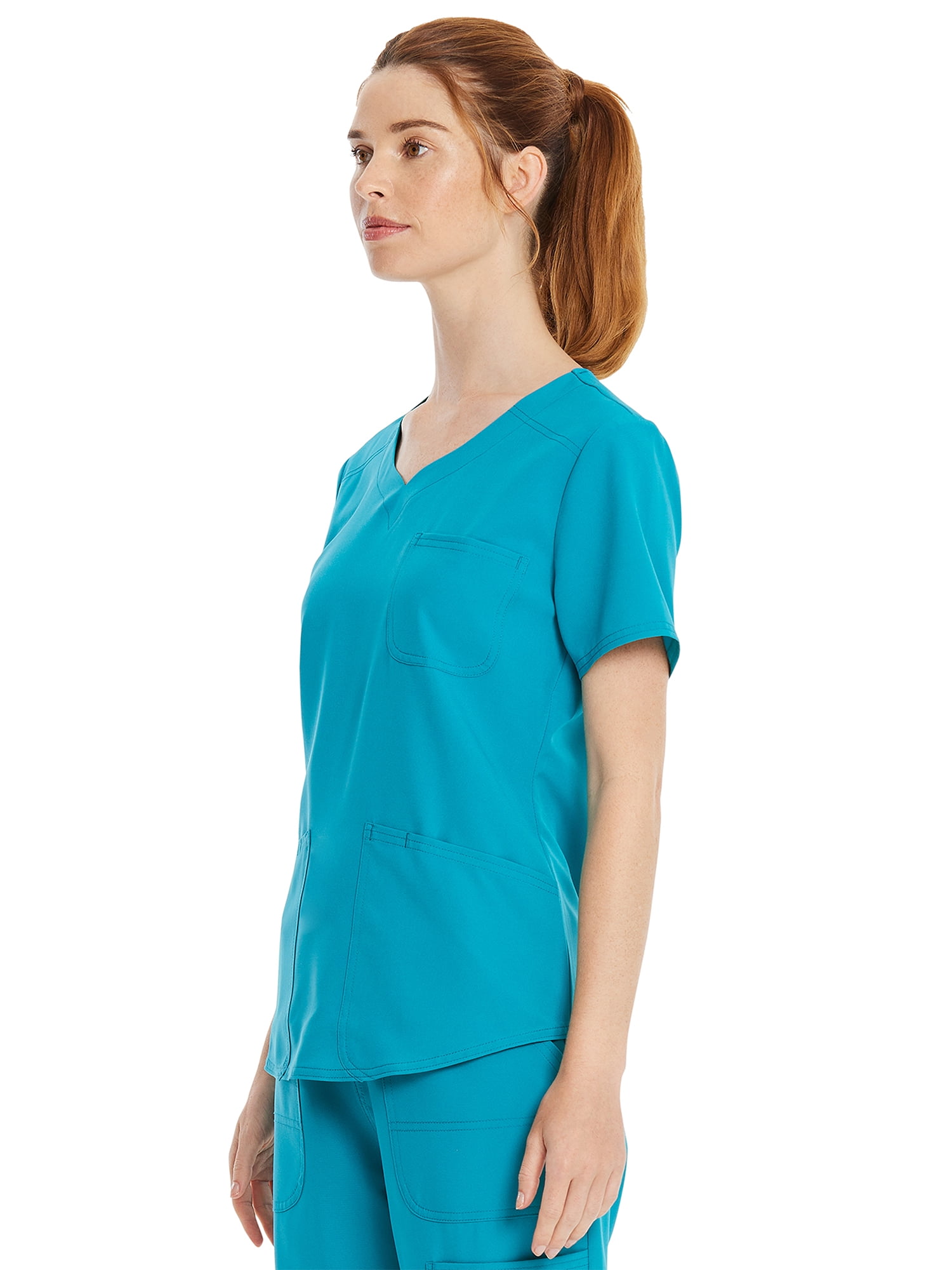 Scrubstar Women's Core Essentials Sweetheart V-Neck Scrub Top, Sizes XS-3L