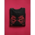 thumbnail image 3 of Two Red Dragons Sweatshirt Women -GoatDeals Designs, Female 5X-Large, 3 of 4
