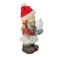 thumbnail image 2 of Northlight 17" Pre-Lit Red and White Clad Girl Holding a Candle Christmas Figurine, 2 of 3