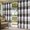 Black, variant on Black Grey Plaid Outdoor Curtains for Patio Waterproof, Grommet Outdoor Privacy Panels, Modern Abstract Ombre Gingham Checkered Weatherproof Outside Curtains for Porch/Cabana 54"Wx108"L, 2 Panel