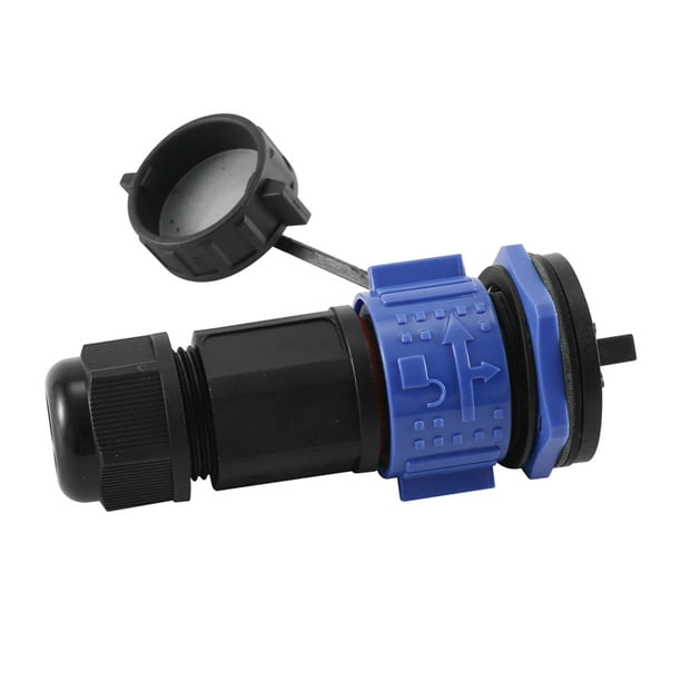 Trolling Motor Plug Receptacle Set, Marine Boat Power Connector, 12/24