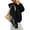 Black #174, variant on Women's Polka Dot Oversized Hoodie Long Sleeve Casual Pullover Sweatshirt Loose Fit Fall Hoodie