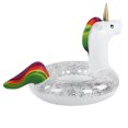 thumbnail image 2 of Adult PVC Safety Swim Ring Large Life Rings Swimming Pool Water Toys with\nTransparent Sequins90CM Licorne, 2 of 4