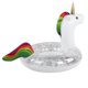 thumbnail image 2 of Bouée de sauvetage en PVC pour adulte, grande bouée de sauvetage, jouet aquatique avec paillettes transparentes, motif Licorne (90 cm), 2 of 4