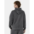 thumbnail image 5 of No Boundaries All Gender Oversized Fleece Hoodie Sweatshirt, 1 or 2-Pack, Men's, 5 of 5