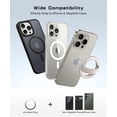 thumbnail image 4 of Empuñadura magnética GONEZ para iPhone 12 a 17, color blanco brillante, 4 of 7